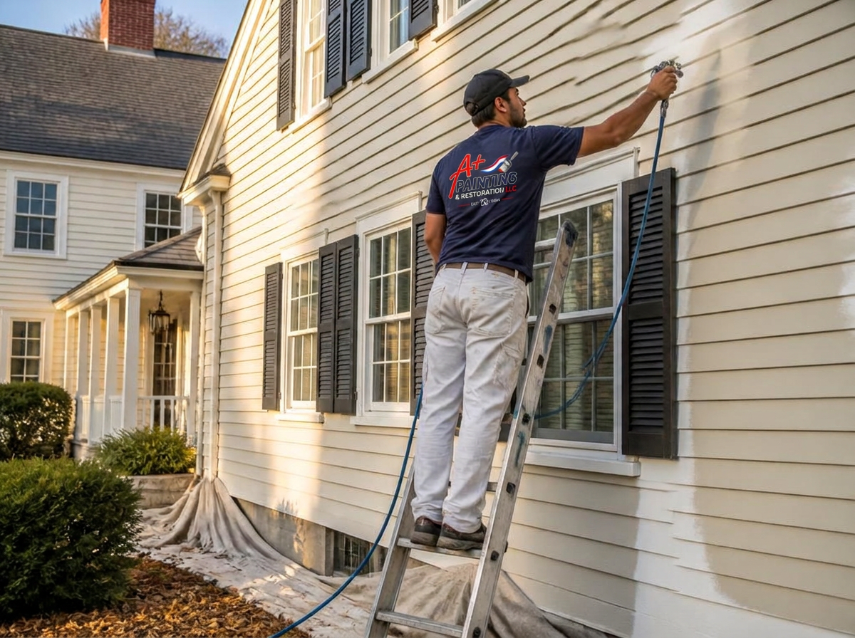 Exterior Painting by A+ Painting & Restoration