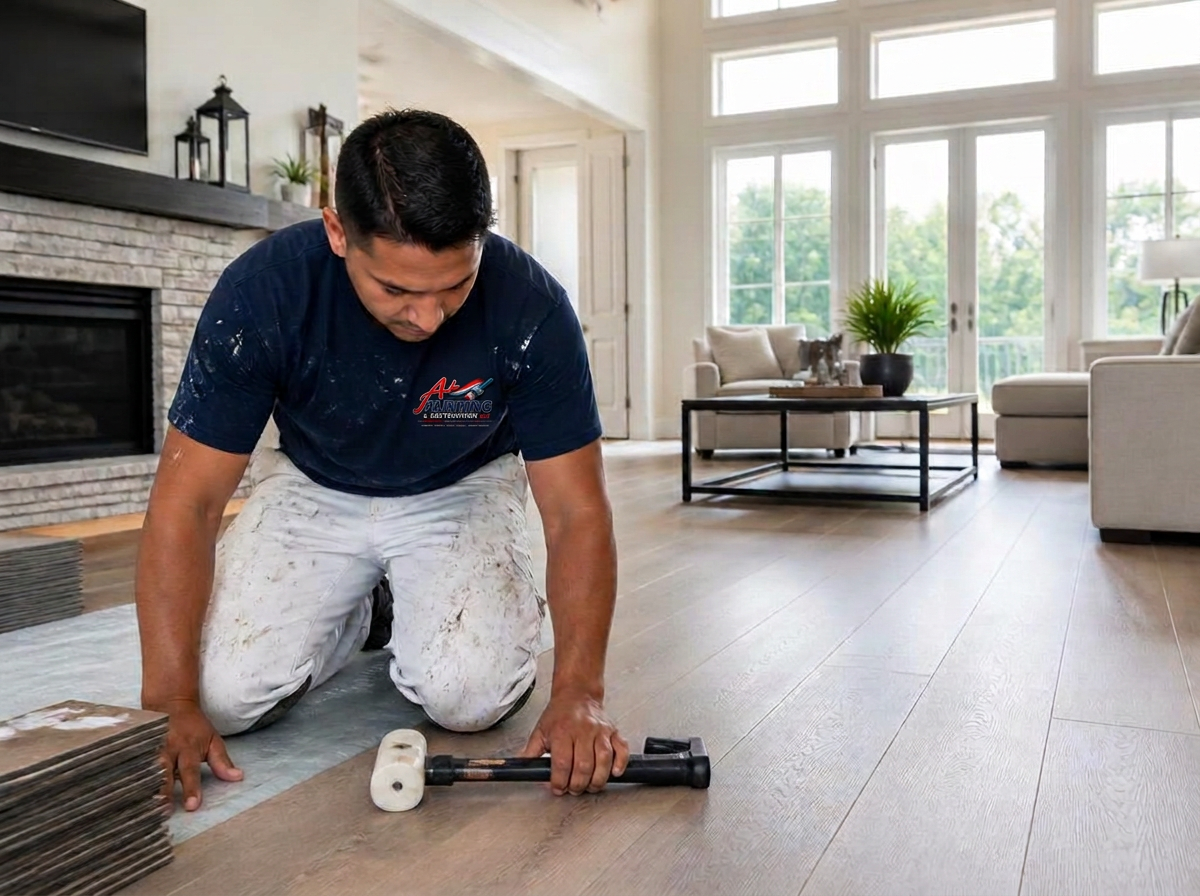 Flooring by A+ Painting & Restoration