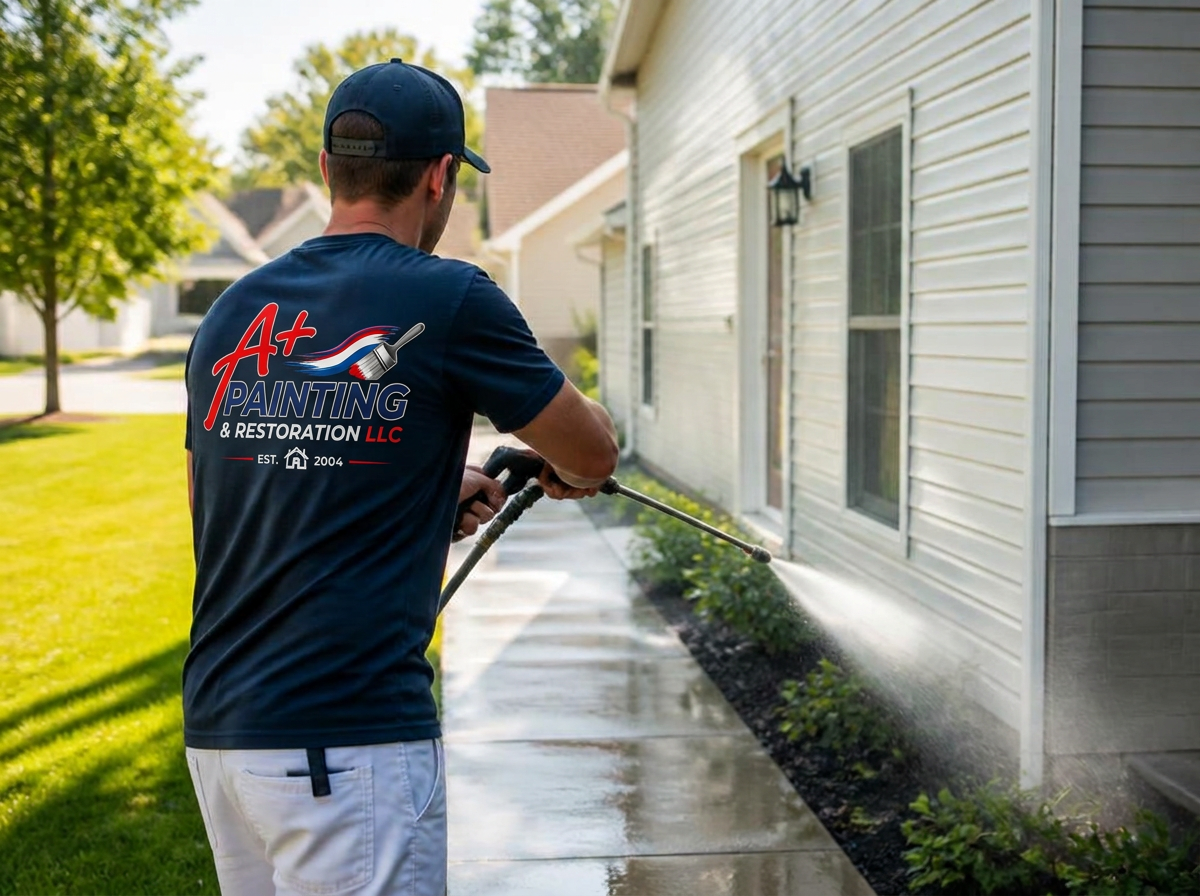 Power Washing by A+ Painting & Restoration